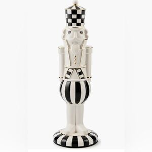 Mackenzie Childs Courtly Noel Ceramic Nutcracker